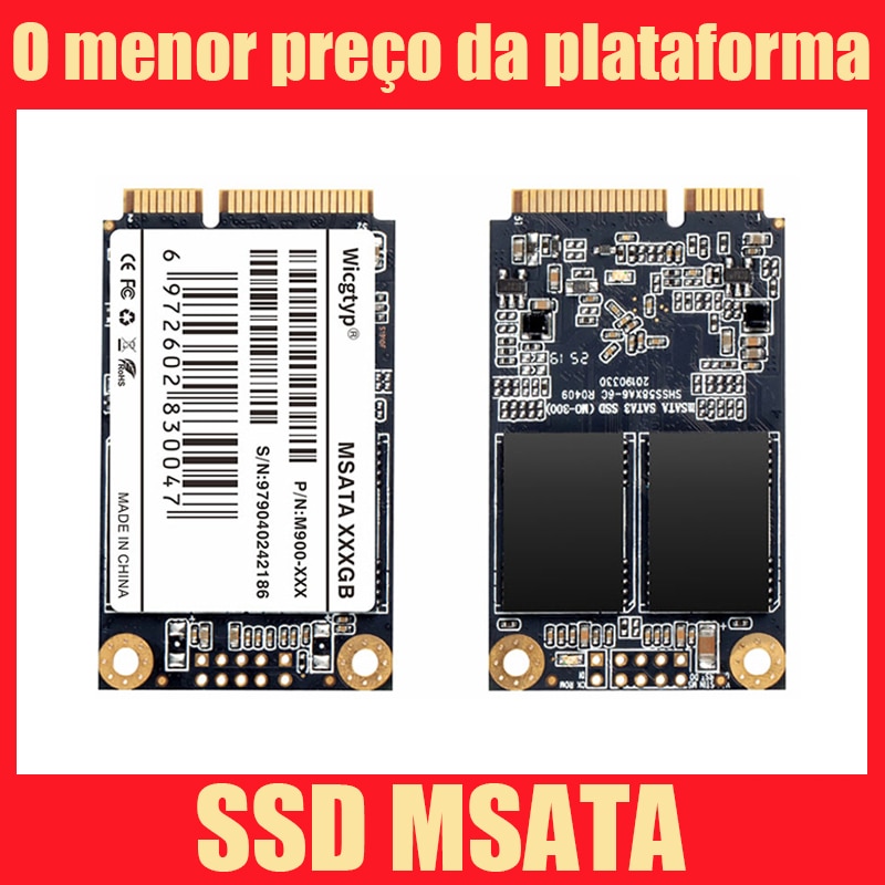 Wicgtyp MSATA SSD 128GB 256GB 512GB Ssd mSATA 1 ..